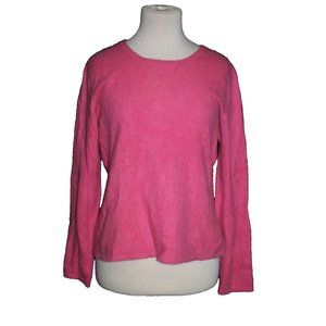 LXRI Women’s Sweater Cashmere Hot Pink Size X-Large XL